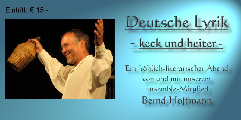 Deutsche Lyrik - keck und heiter